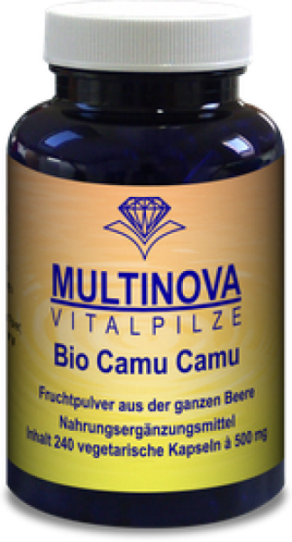 Camu-Camu-Pulver aus Bioanbau, Vorteilspackung 240 Kapseln